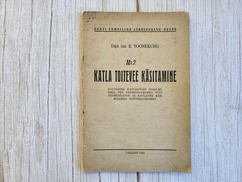 110543172 Katla toitevee käsitamine . Elmar Toonekurg