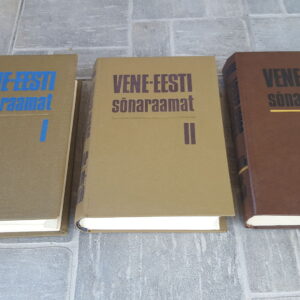 Vene - Eesti sõnaraamat I II III osa