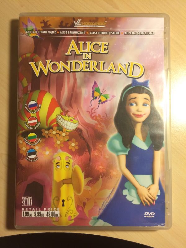 Alice In Wonderland Alice Imedemaal DVD