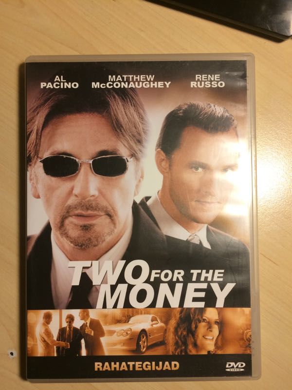 Two For The Money Rahategijad DVD
