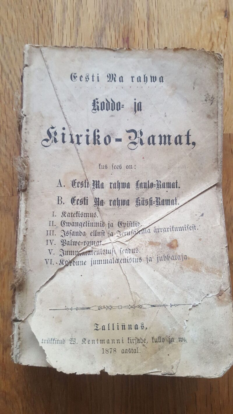 EESTI MA RAHWA KODDO- JA KIRRIKO-RAMAT 1878