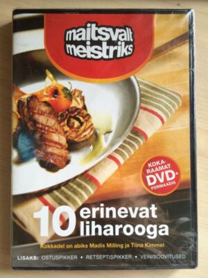 Maitsvalt Meistriks 10 Erinevat Liharooga Kokaraamat UUS DVD
