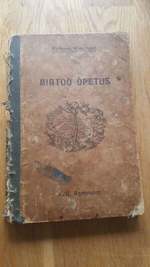 Aiatöö õpetus 1931