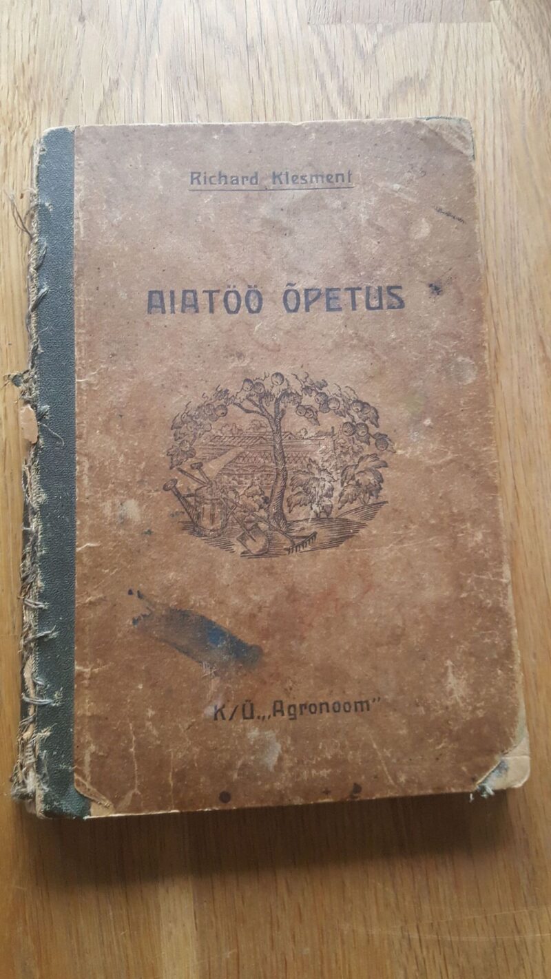 Aiatöö õpetus 1931
