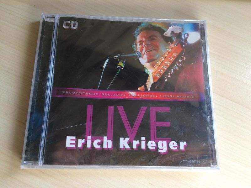 Erich Krieger Live Tallinnas Sossi Klubis. UUS! CD