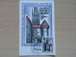 Filateelianäitus Tallinn 73 Postkaart