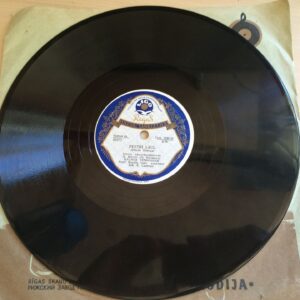 Laul Unistusest Ja Peetri Laul Šellak Grammofoni Plaat