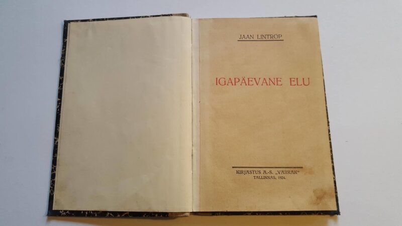 43944918 Igapäevane elu . Jaan Lintrop . 1923