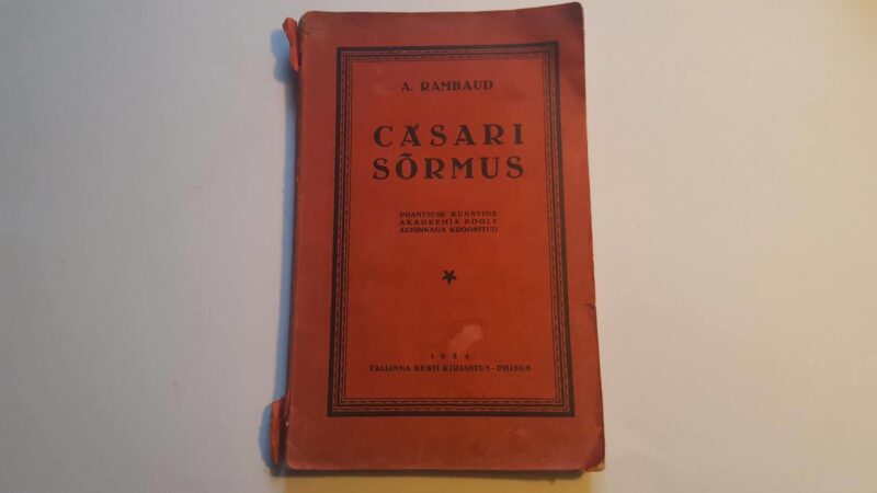 Cäsari sõrmus . Alfred Nicolas Rambaud . 1924