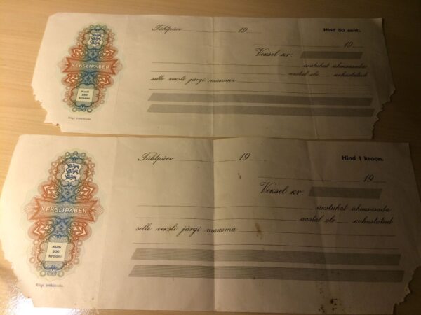 Veksel Vekslipaber Vanad