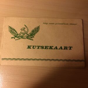 44624056 Kutsekaart Türi Rajooni Kultuurimajas Toimuvast