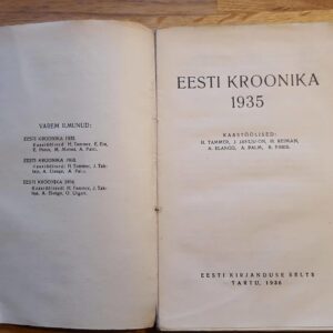 Eesti kroonika 1935