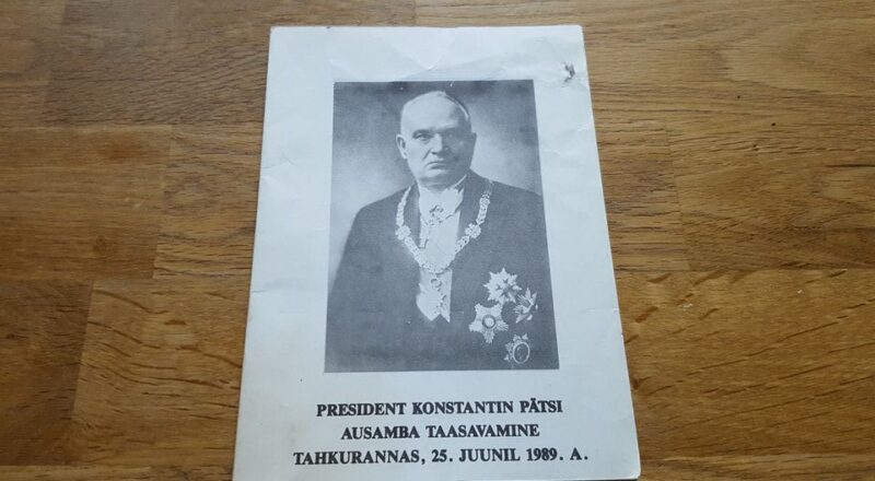 45475592 President Konstantin Pätsi ausamba taasavamine Tahkurannas