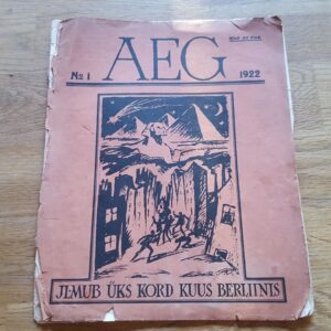 Ajakiri AEG nr1 1922