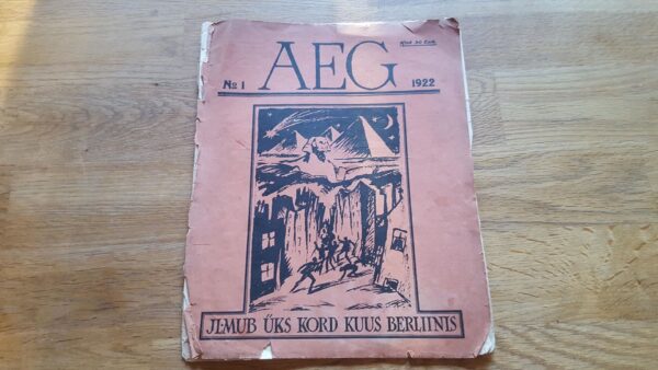 Ajakiri AEG nr1 1922
