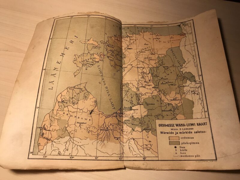 45755623 Orduaegne Liivimaa Liiwi Kaart Baltikum Eesti Läti Leedu