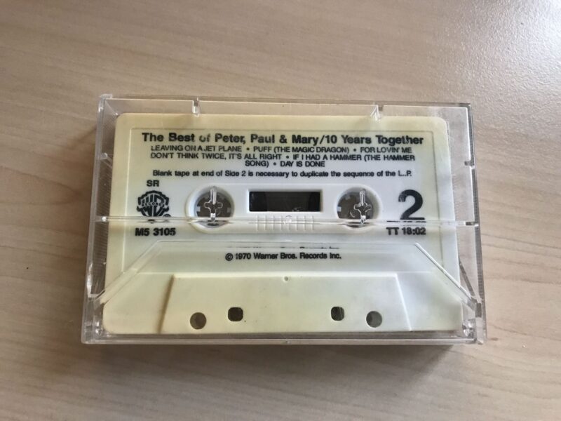 1970 Warner Bros Helikassett The Best Of Peter, Paul & Mary