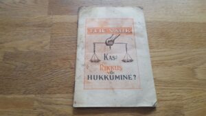 Teie valik . Kas rikkus või hukkumine