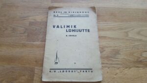 Valimik lühijutte . 1934
