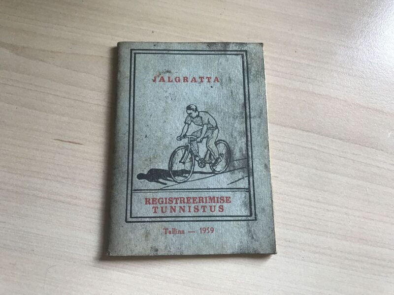 1960 Aastal Välja Antud Jalgratta Pass