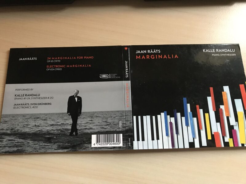 Jaan Rääts - Marginalia CD