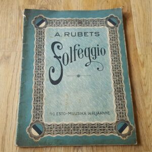 Esto Muusika Wäljaanne . Solfeggio . A. Rubets