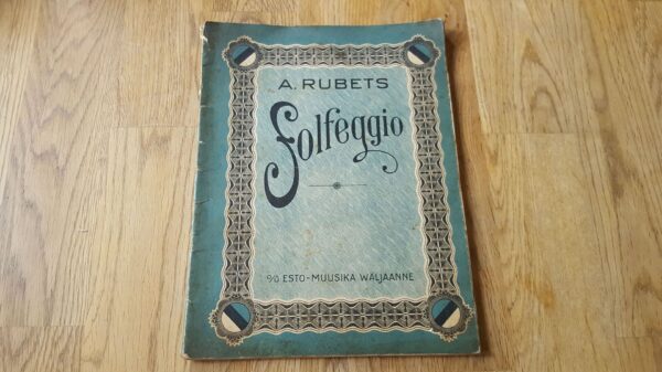 Esto Muusika Wäljaanne . Solfeggio . A. Rubets