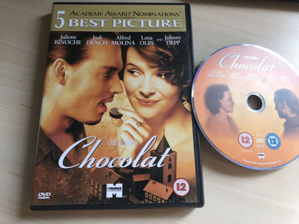 Chocolat DVD Johnny Depp