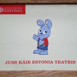 Juss käib Estonia teatris . Värviraamat