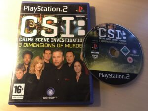 CSI Crime Scene investigation 3 Dimensions Of Murder Ps2