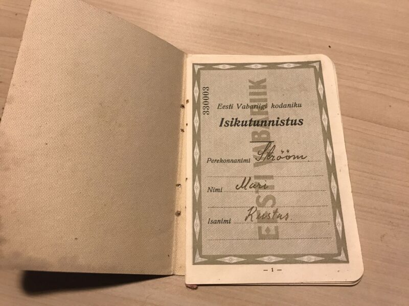51357031 EW Eesti Wabariigi Aegne Isikutunnistus 1927