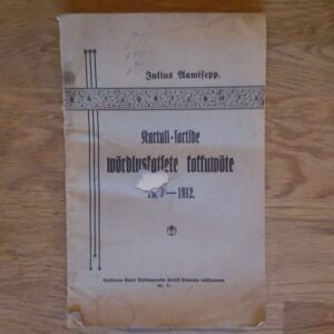 Kartuli sortide wõrdlustajate kokkuwõte 1908-1912