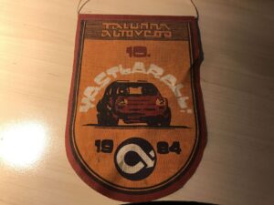 Tallinna Auto Võidusõit Ralli 1984 Vimpel