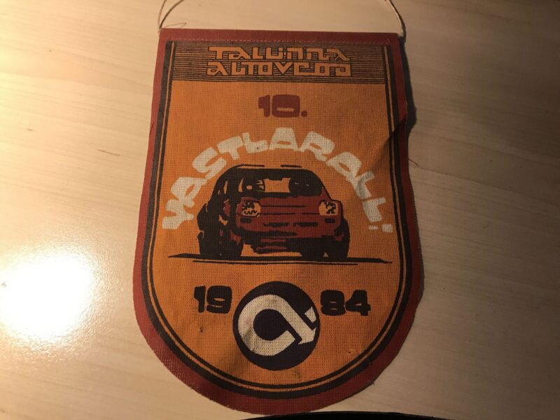 Tallinna Auto Võidusõit Ralli 1984 Vimpel