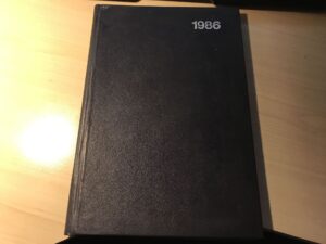 1986 Päevik Kasutamata