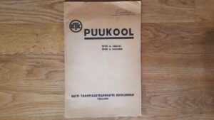 Puukool . 1939