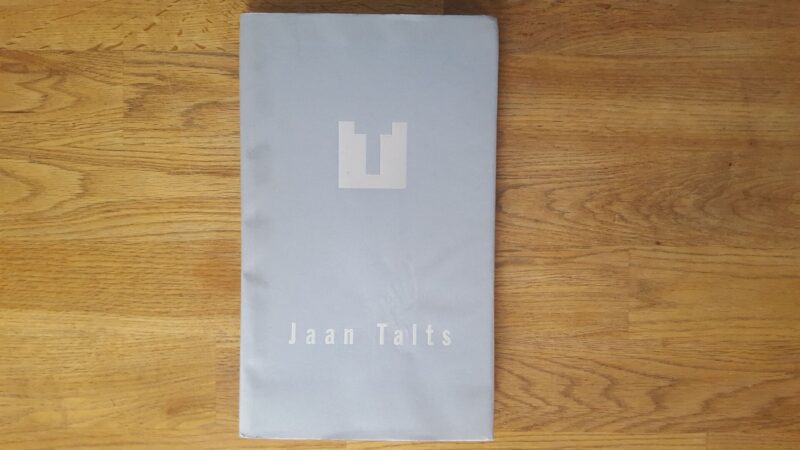 Jaan Talts . Koostanud Tiit Lääne