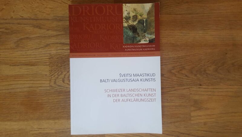 52306592 Šveitsi maastikud Balti valgustusaja kunstis . Autogrammiga