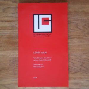 Tartu Kõrgema Kunstikooli valitud diplomitööd 2008
