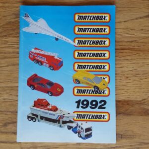 Matchbox 1992 kataloog