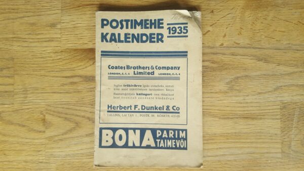 Postimehe kalender 1935