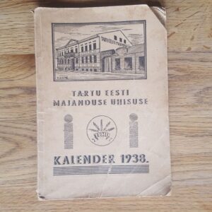 53937628 Tartu Eesti majanduse ühisuse kalender 1938