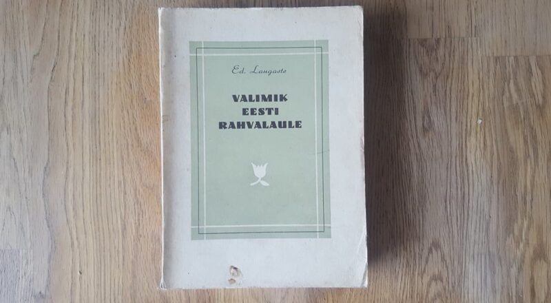 60295566 Valimik eesti rahvalaule . Eduard Laugaste