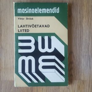 61023111 Lahtivõetavad liited . Viktor Strižak . Masinaelemendid