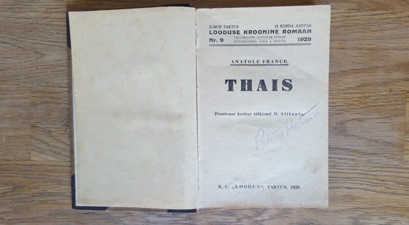 61197049 Thais . Anatole France . 1929