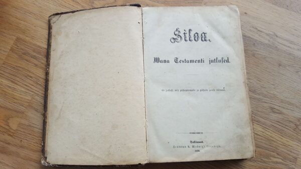 Siloa  Wana Testamendi jutustused . 1890