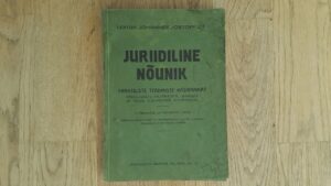 Juriidiline nõunik . 1937
