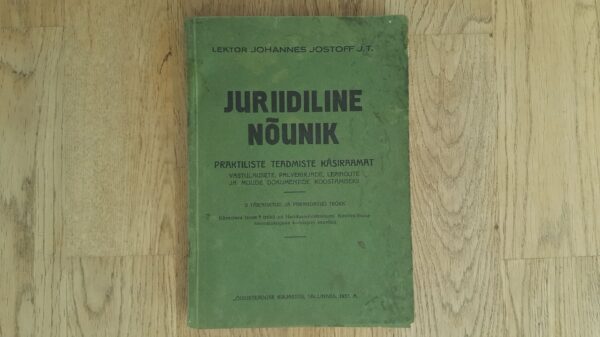 63347372 Juriidiline nõunik . 1937