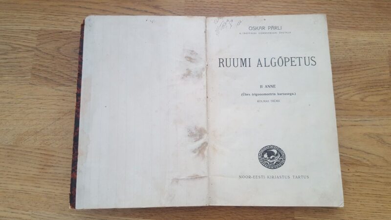 65538740 Ruumi algõpetus 1931