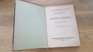Aiatöö õpetus 1927